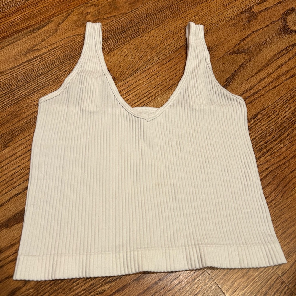 Aura Ribbed Cream Camisole